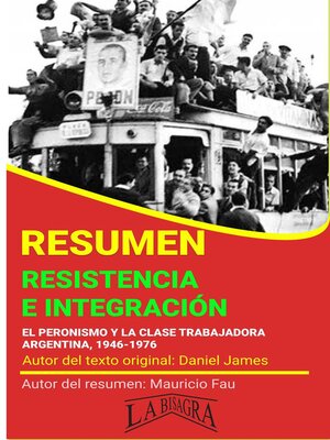 cover image of Resumen de Resistencia e Integración. El Peronismo y la Clase Trabajadora, 1946-1976 de Daniel James